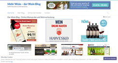 Desktop Screenshot of mehrwein.de